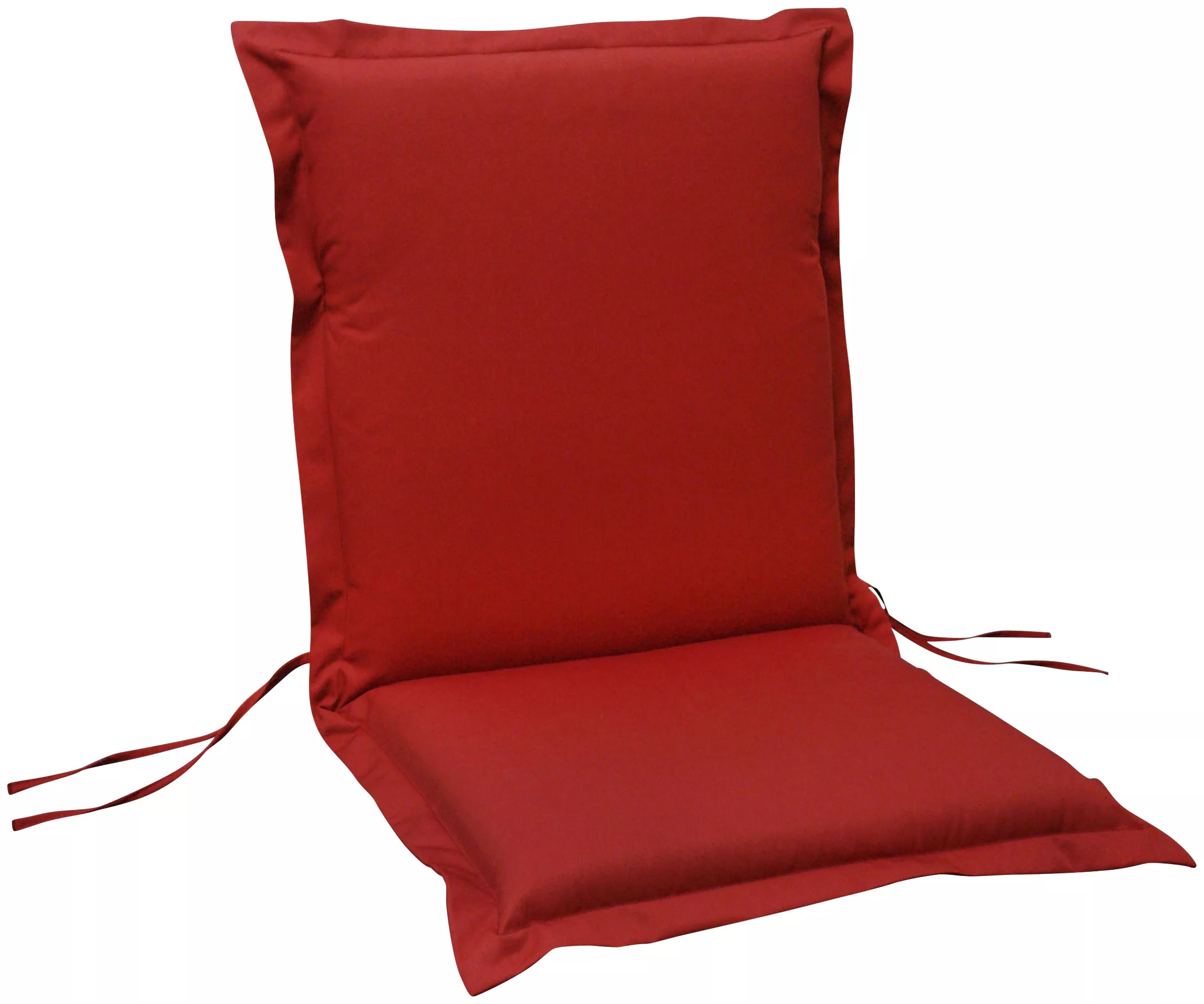 indoba® 4 x Sitzauflage Niederlehner Premium  95°C vollwaschbar Rot 100x50 günstig online kaufen