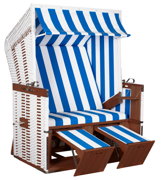 Strandkorb Profi Nordsee Sylt PVC white Des. 991 günstig online kaufen