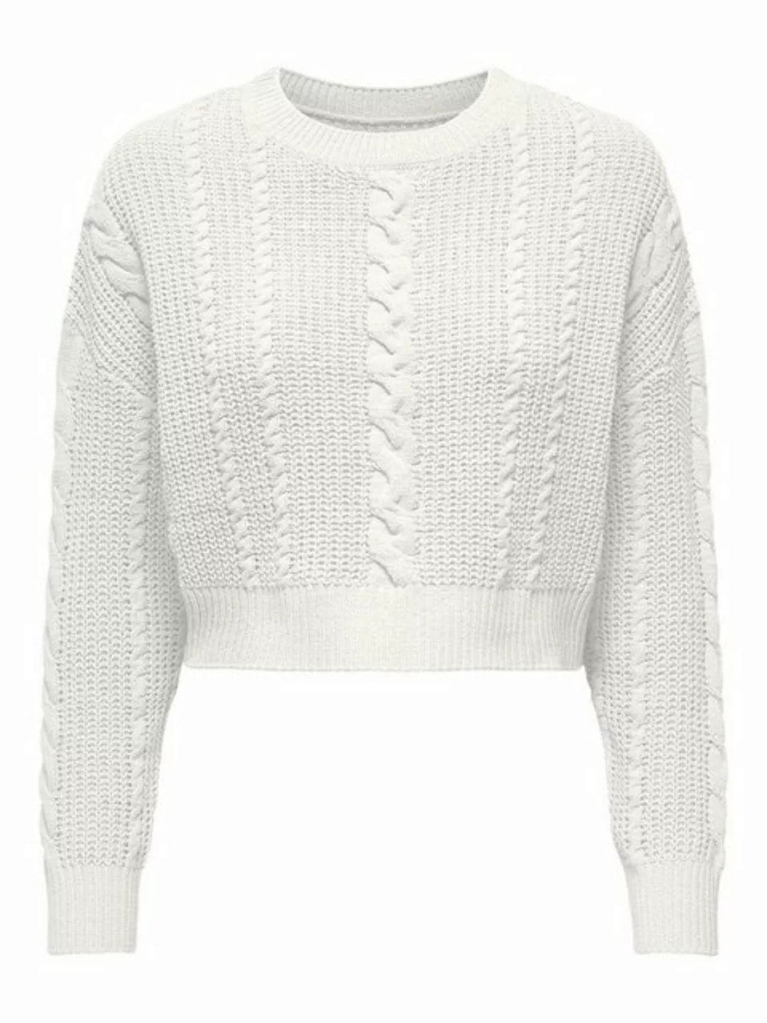 ONLY Strickpullover ONLMALENA LIFE LS CROPPED O-NECK KN günstig online kaufen