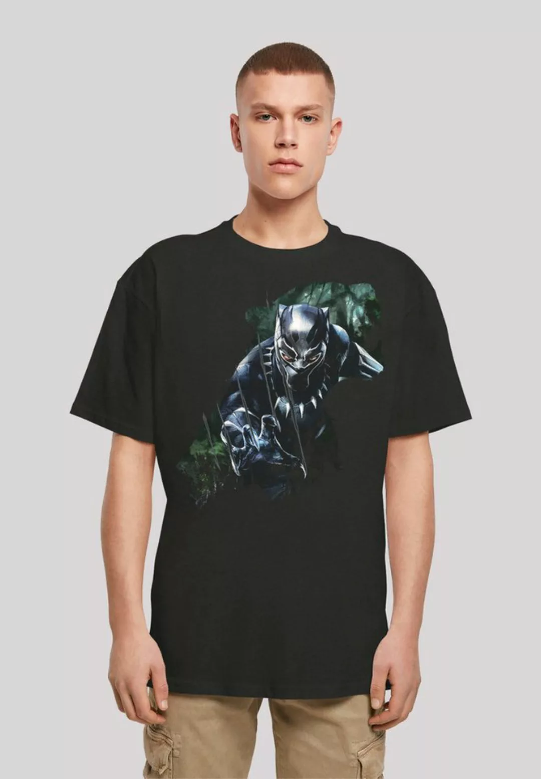 F4NT4STIC T-Shirt "Marvel Black Panther Wild Sillhouette", Print günstig online kaufen