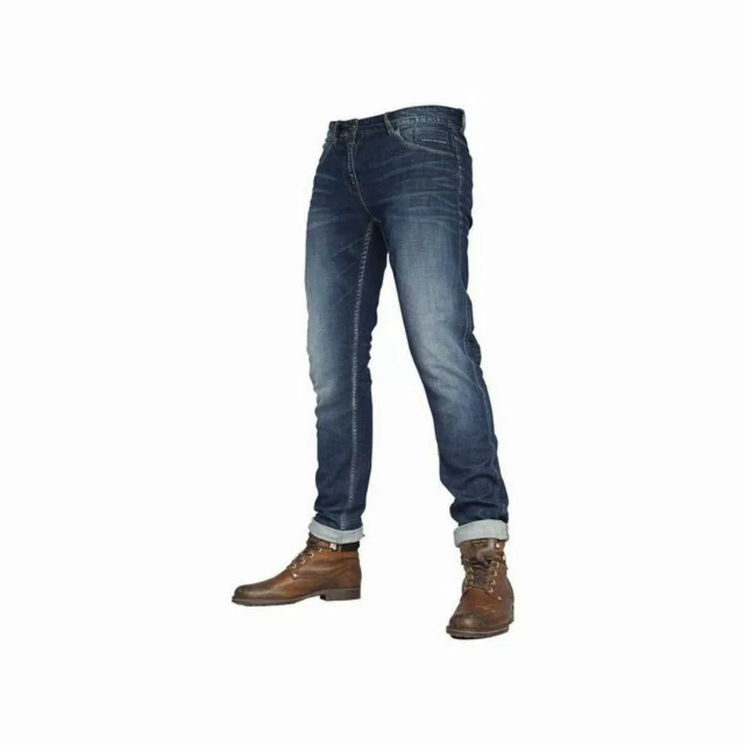 PME Legend Herren Jeans NIGHTFLIGHT - Regular Fit - Blau - Mid Blue Washed günstig online kaufen
