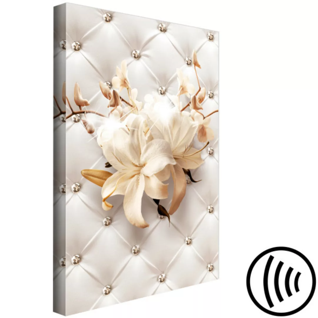 Bild auf Leinwand Diamond Lilies (1 Part) Vertical XXL günstig online kaufen