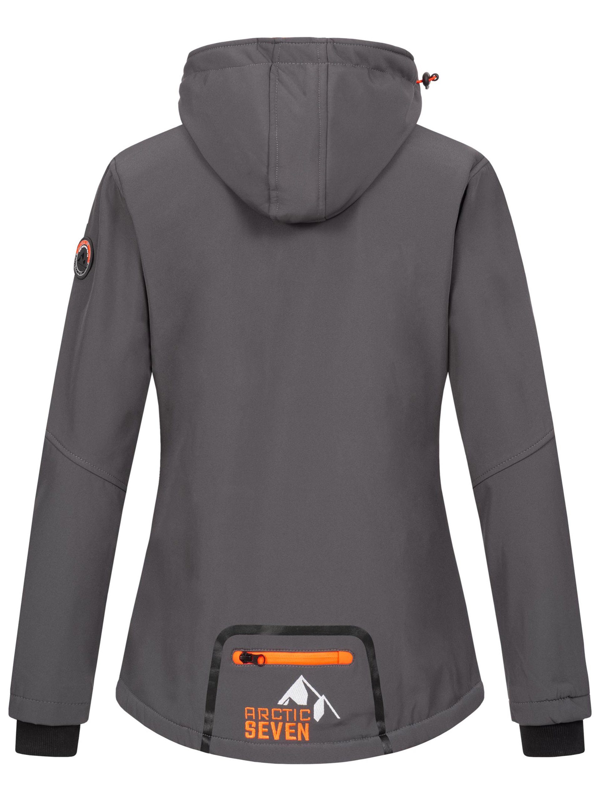 Arctic Seven Softshelljacke "ASNicolia", funktionale Outdoorjacke mit abneh günstig online kaufen