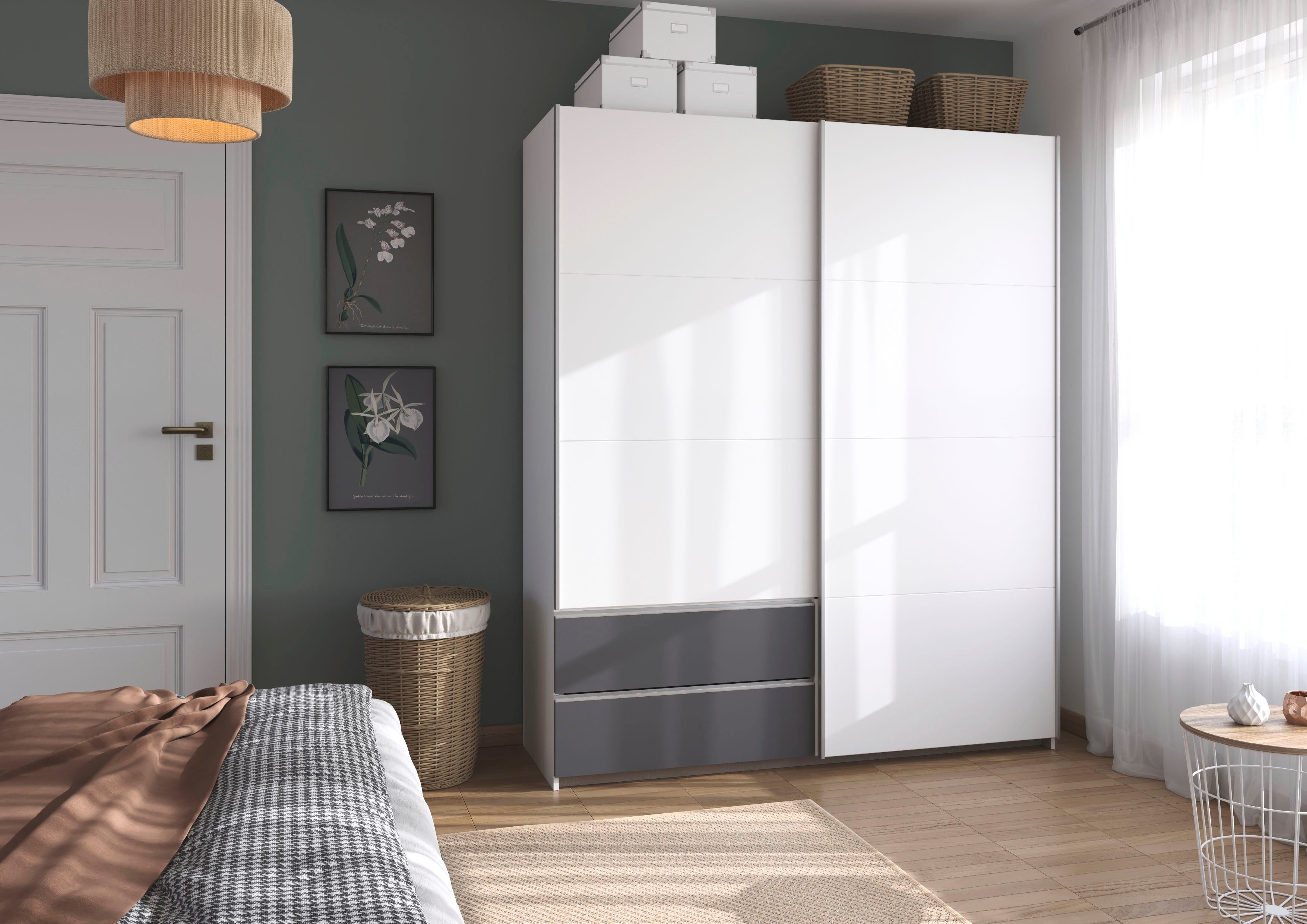 rauch Schwebetürenschrank "Kleiderschrank Schrank Garderobe Wäscheschrank S günstig online kaufen