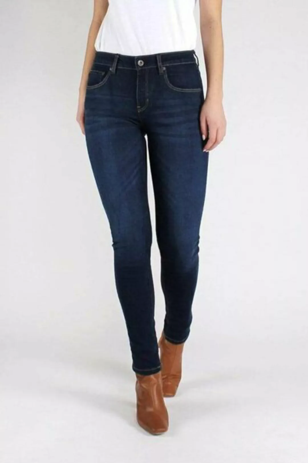 Carey Super Skinny High Waist Jeans (Dark Blue) günstig online kaufen