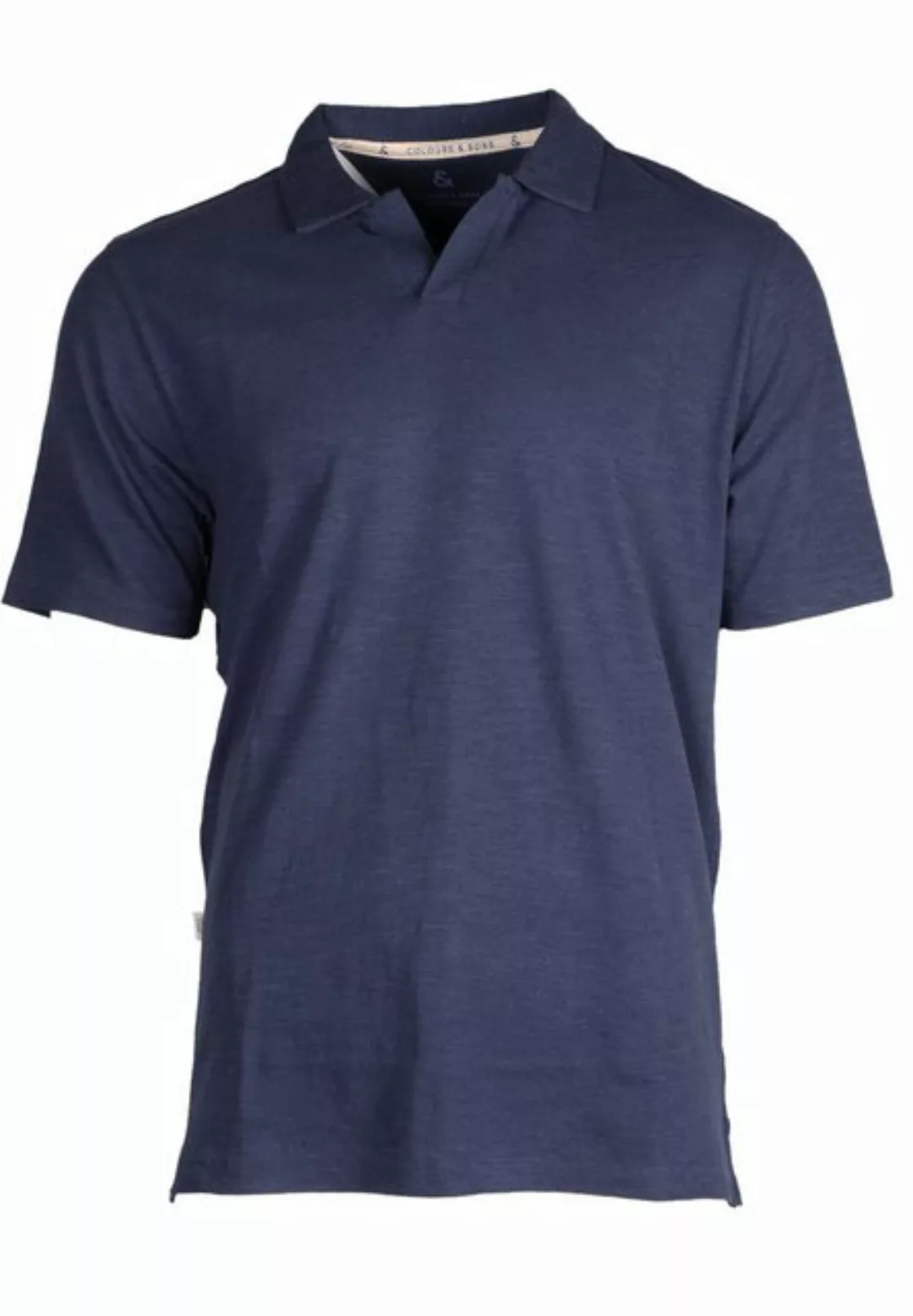 colours & sons Poloshirt Colours & Sons Herren Polo - blau XL (1-tlg) günstig online kaufen