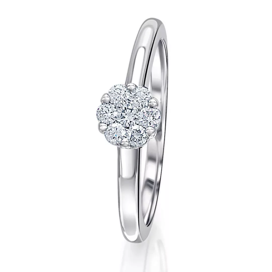 ONE ELEMENT Diamantring "0,25 ct Diamant Brillant Invisible Ring aus 585 We günstig online kaufen
