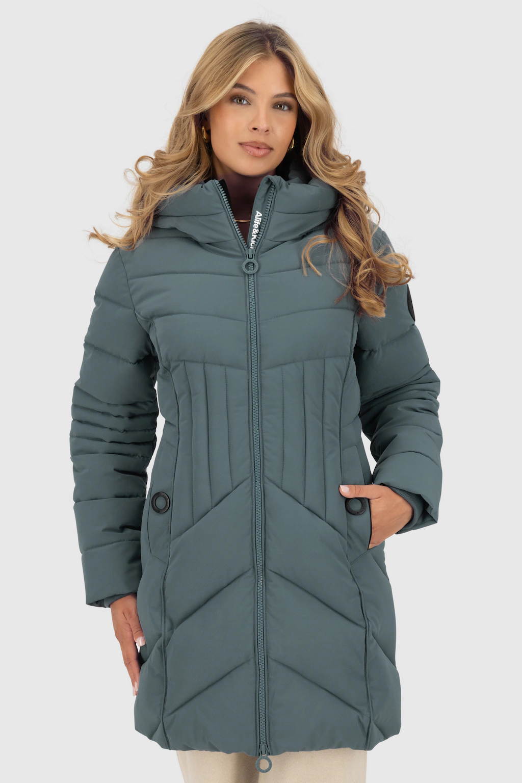 Alife & Kickin Winterjacke "PriscillaAK A Puffer Parka Damen" günstig online kaufen