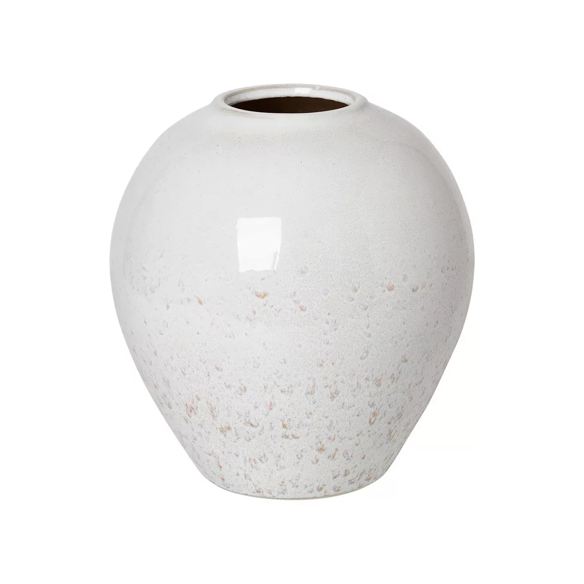 Broste Copenhagen Vasen Ingrid Vase M Keramik Rainy Day/Indian Tan 25,5cm günstig online kaufen