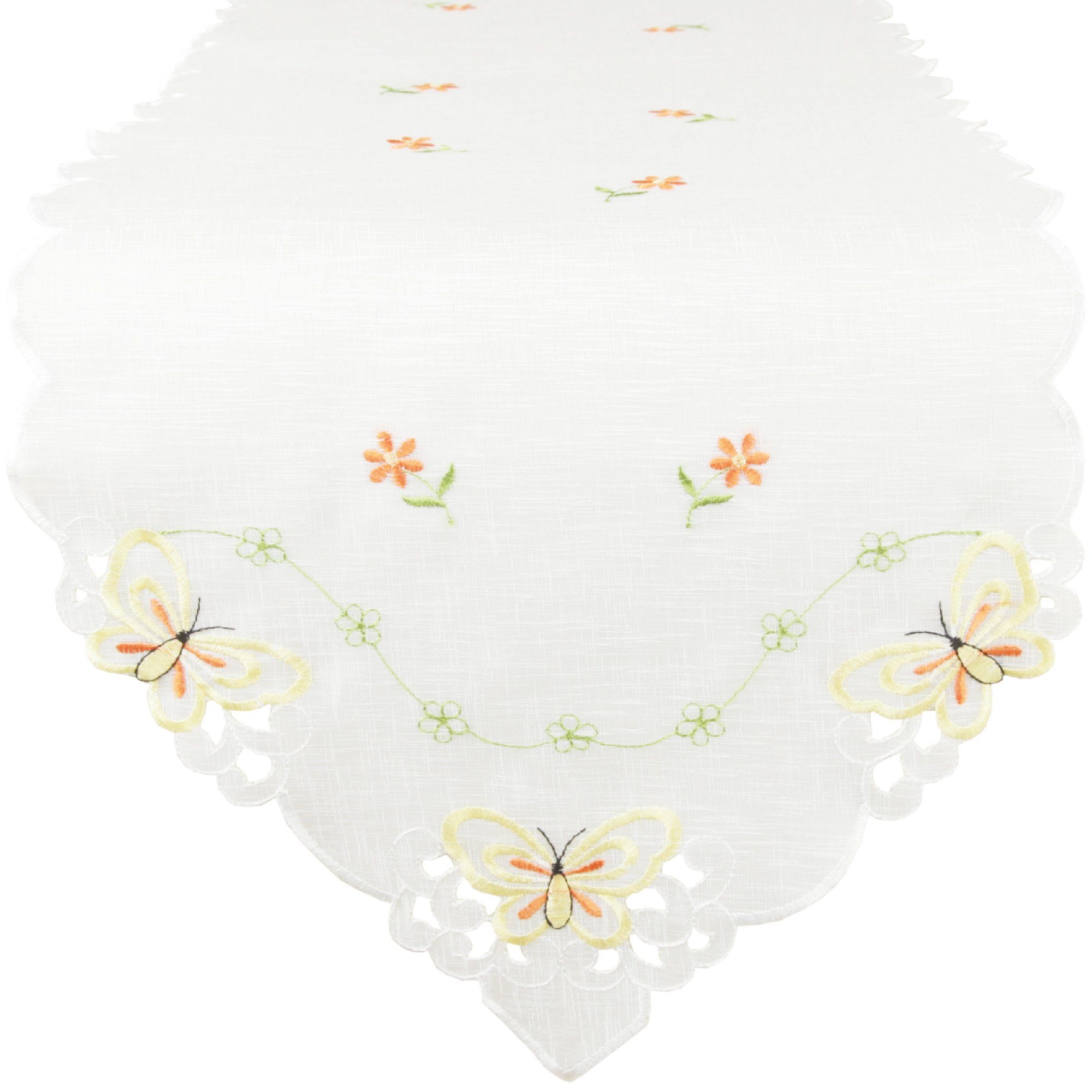 Arsvita Tischläufer bestickt 140x35cm Platzdecke (1-tlg), günstig online kaufen