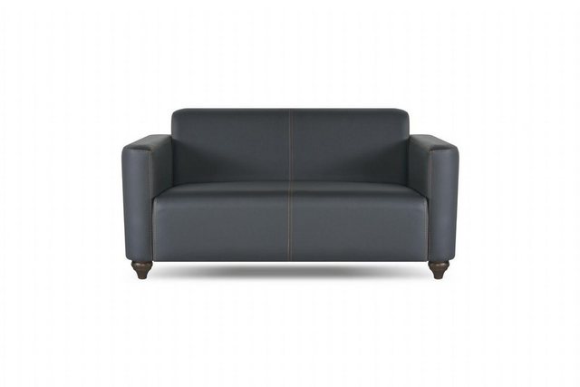 JVmoebel 2-Sitzer Sofa 2-Sitzer Schwarz Einfarbig Modern Design Arbeitszimm günstig online kaufen