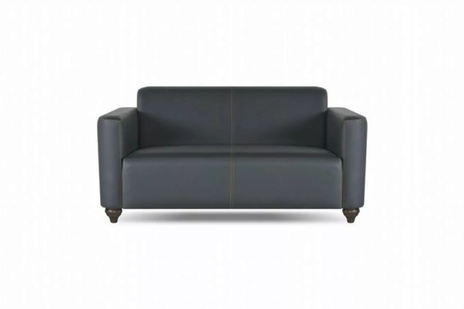 JVmoebel 2-Sitzer Sofa 2-Sitzer Schwarz Einfarbig Modern Design Arbeitszimm günstig online kaufen