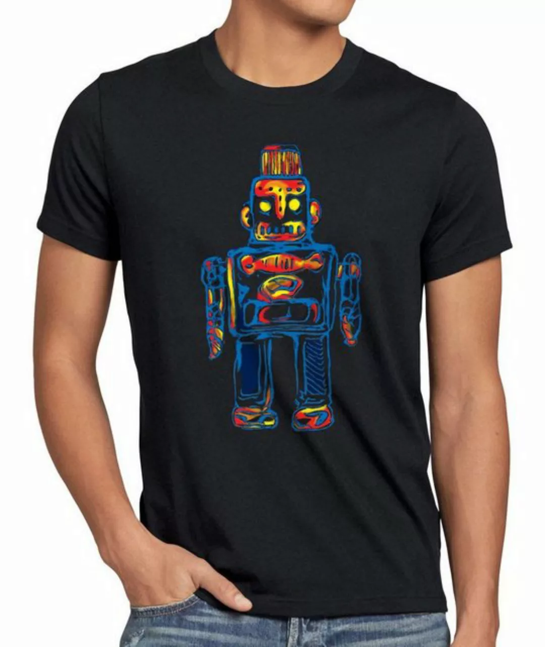 style3 T-Shirt Sheldon Toy Robot big bang cooper tbbt Roboter spielzeug Leo günstig online kaufen