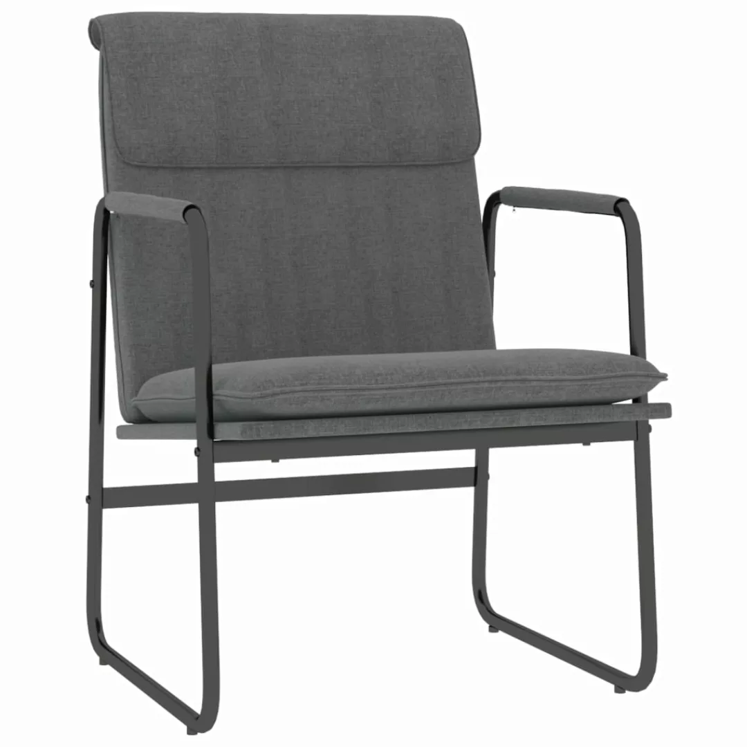 Vidaxl Loungesessel Dunkelgrau 55x64x80 Cm Stoff günstig online kaufen