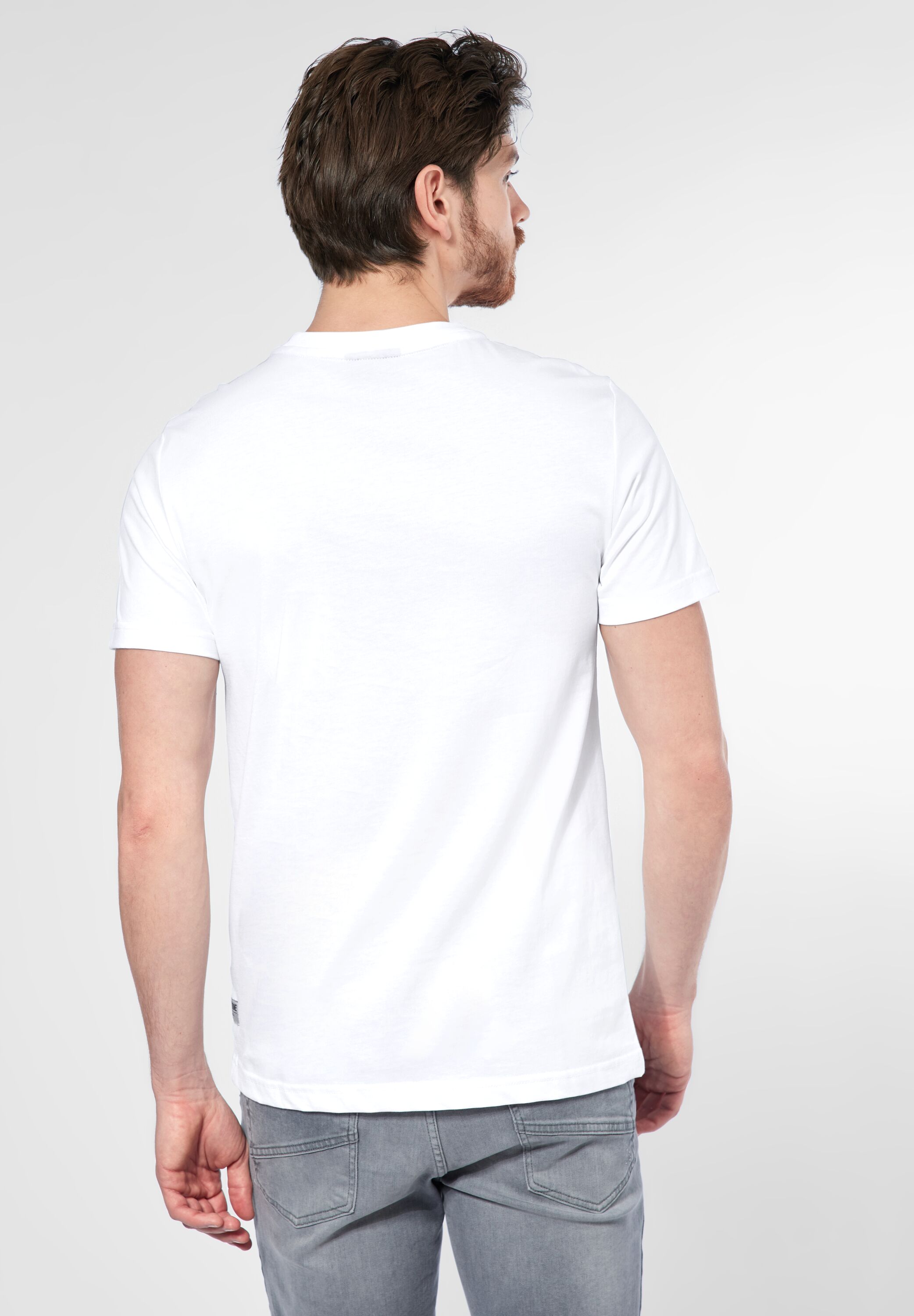 STREET ONE MEN T-Shirt, mit Wording günstig online kaufen