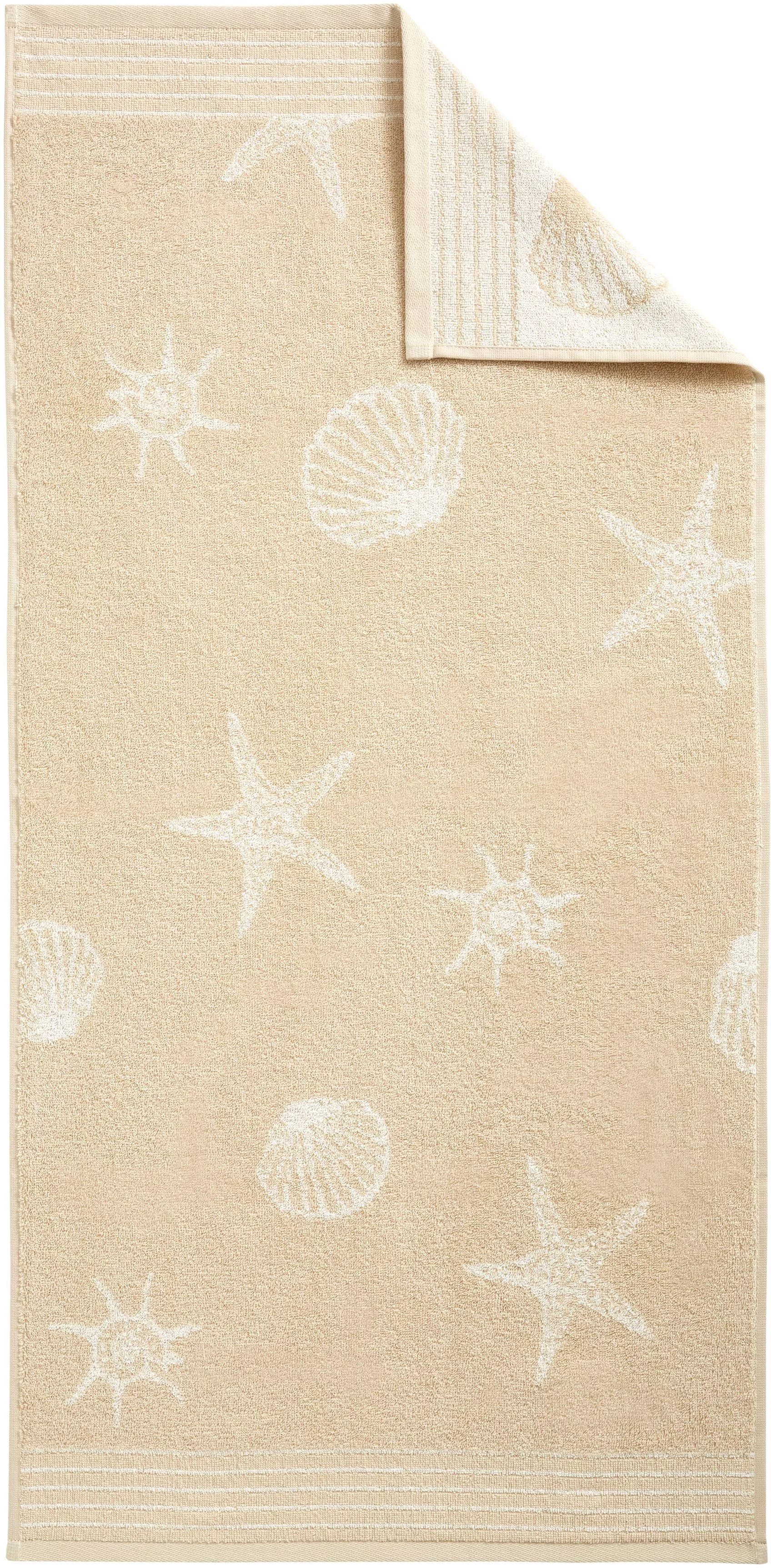 Dyckhoff Handtuch Set »Seashell«, (Set, 6 St., 2 Badetücher (70x140 cm)-4 H günstig online kaufen