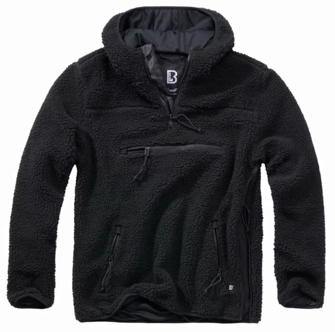 Brandit Fleecepullover Brandit Teddyfleece Pullover Worker, schwarz günstig online kaufen