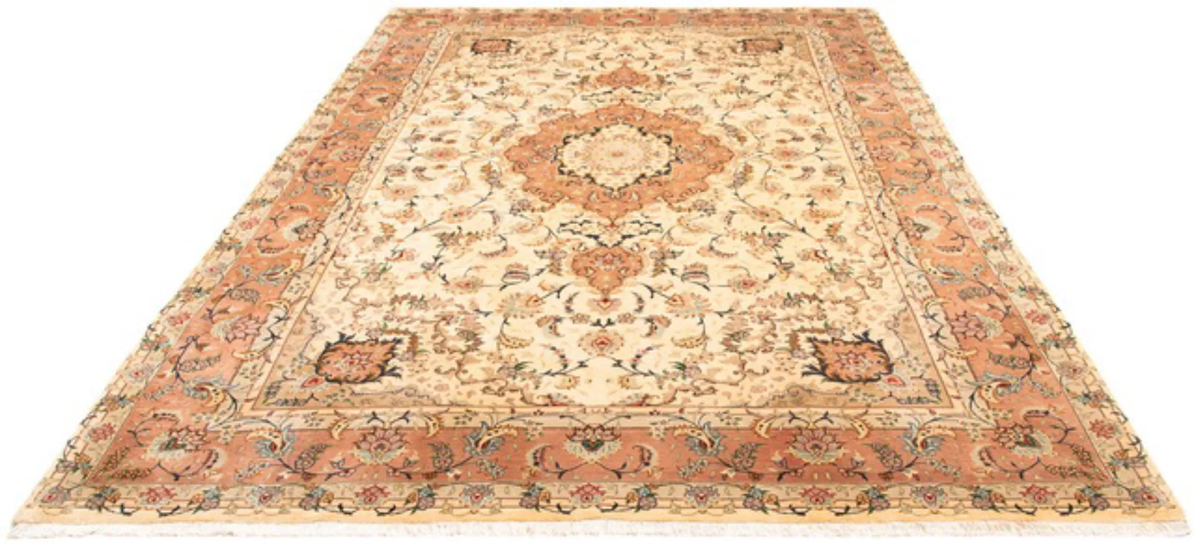 morgenland Orientteppich »Perser - Täbriz - Royal - 305 x 201 cm - beige«, günstig online kaufen