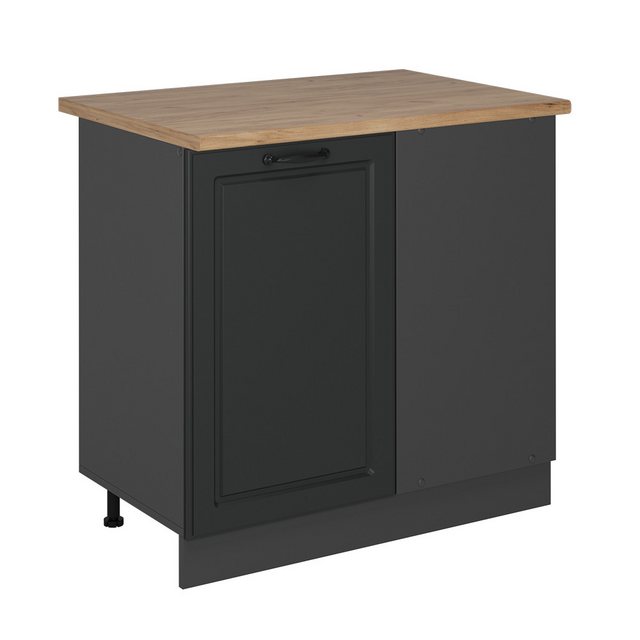 Vicco Eckunterschrank R-Line, Anthrazit Landhaus/Anthrazit, 86 cm, AP Eiche günstig online kaufen