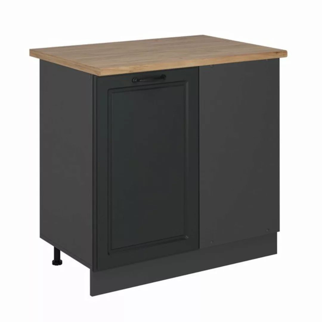 Vicco Eckunterschrank R-Line, Anthrazit Landhaus/Anthrazit, 86 cm, AP Eiche günstig online kaufen