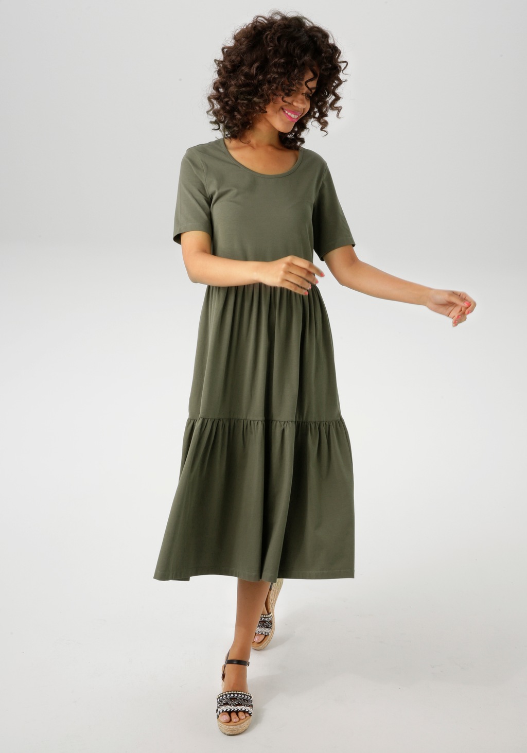 Aniston CASUAL Sommerkleid, in trendiger Farbpalette günstig online kaufen