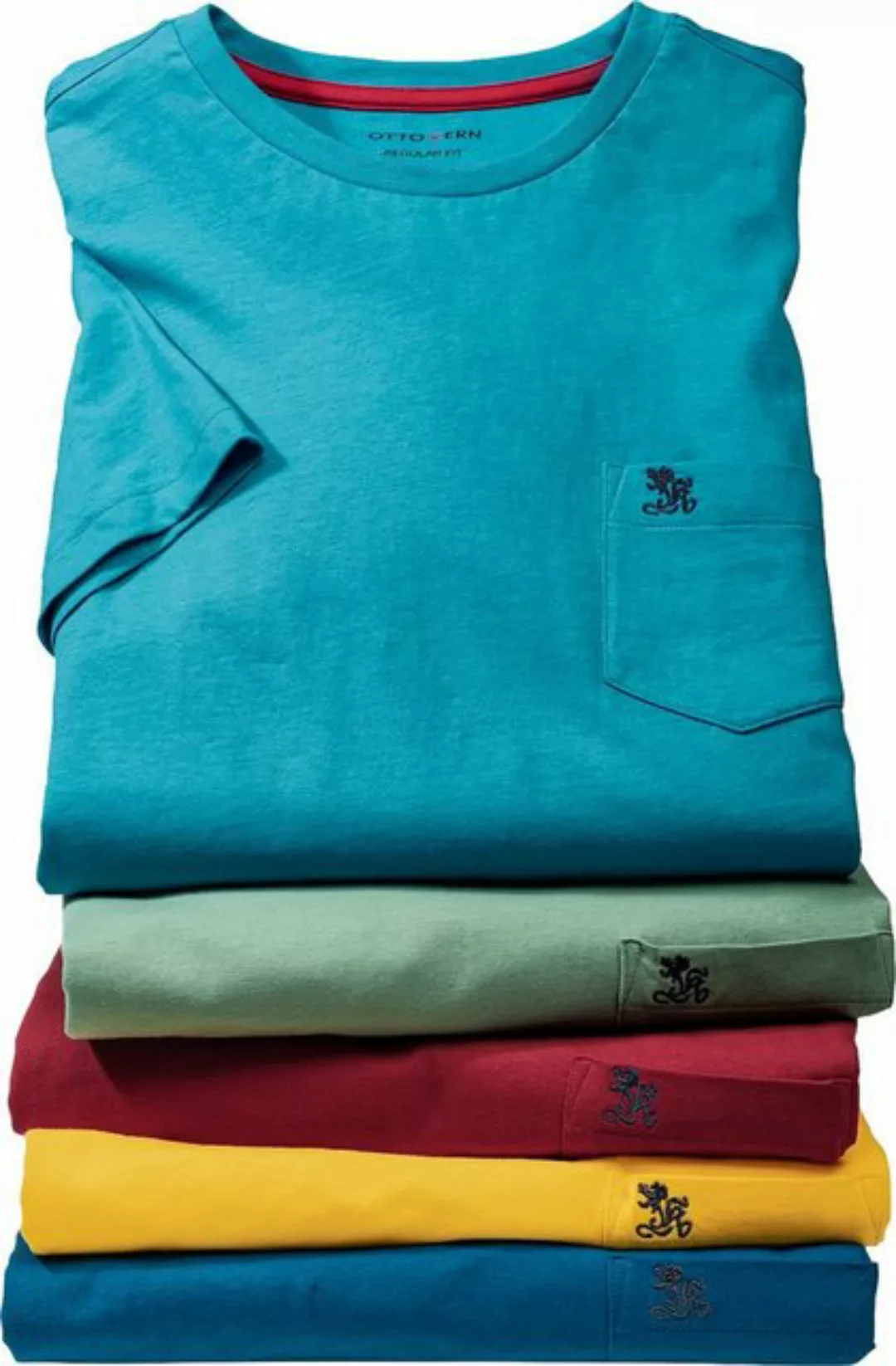 Otto Kern T-Shirt (Packung, 5er-Pack) formstabile, farbsatte Qualität, form günstig online kaufen