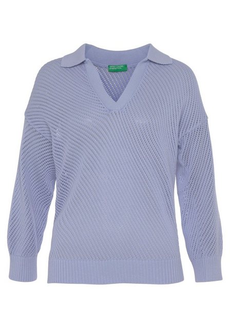 United Colors of Benetton Strickpullover mit Polo-Strick-Kragen günstig online kaufen