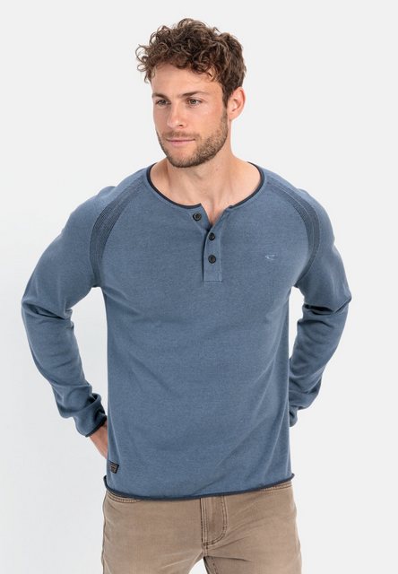 camel active Henleyshirt aus zertifiziertem Organic Cotton günstig online kaufen