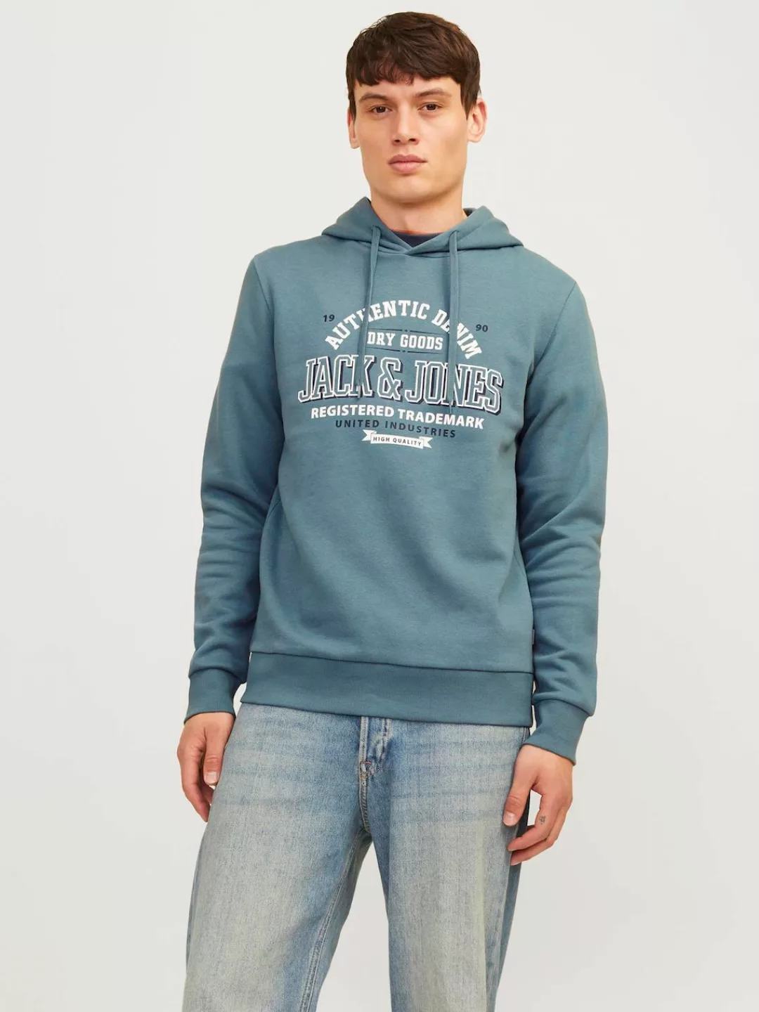 Jack & Jones Kapuzensweatshirt "JJELOGO SWEAT HOOD 2 COL 24/25 NOOS" günstig online kaufen