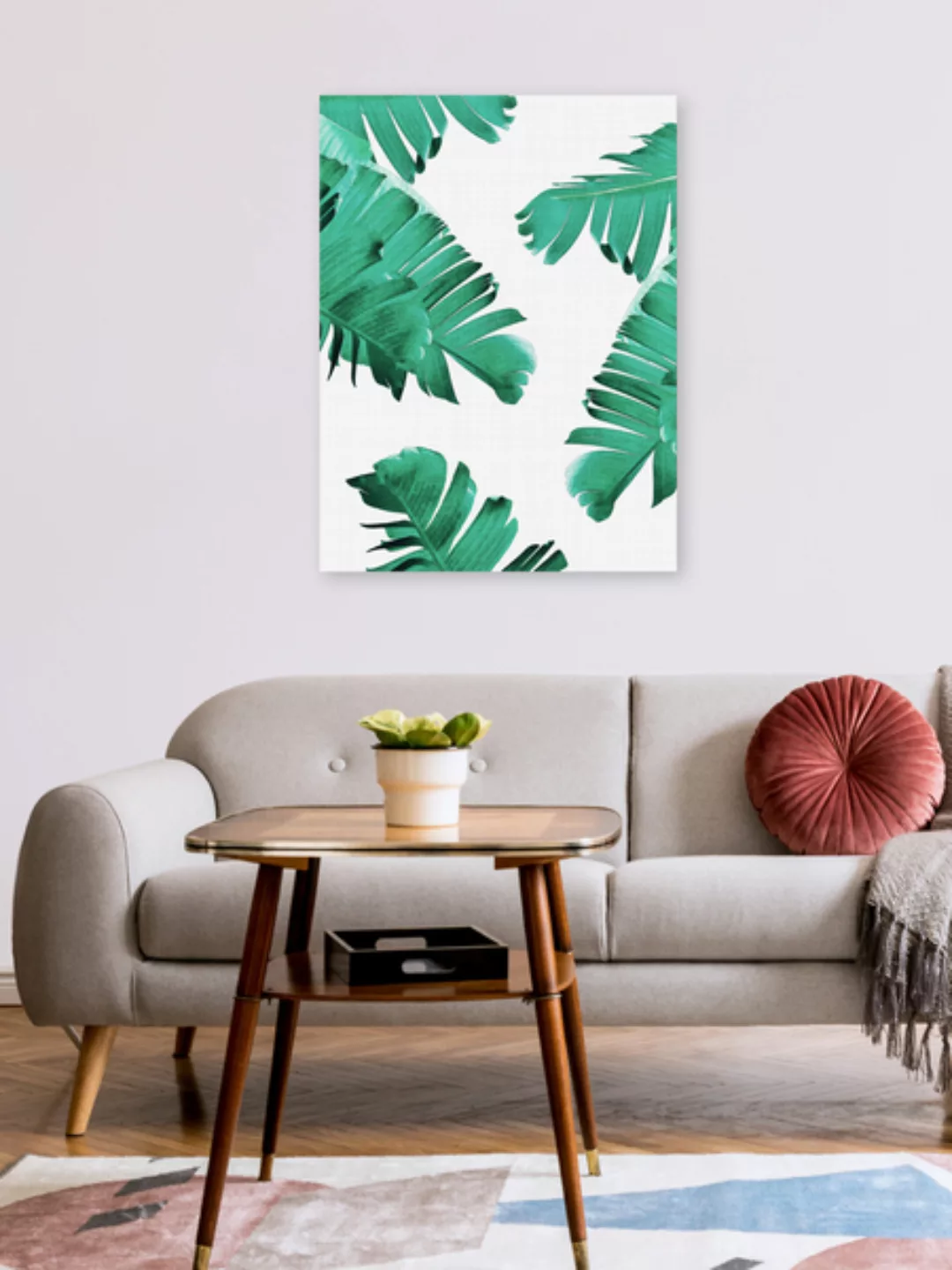 Poster / Leinwandbild - Tropical Leaves günstig online kaufen