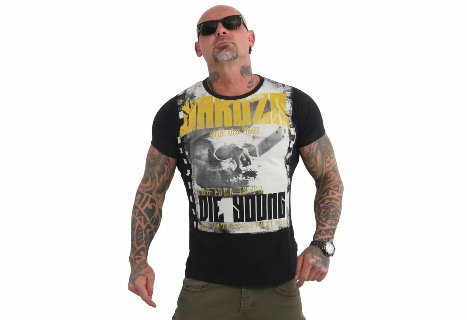 YAKUZA T-Shirt Die Young günstig online kaufen