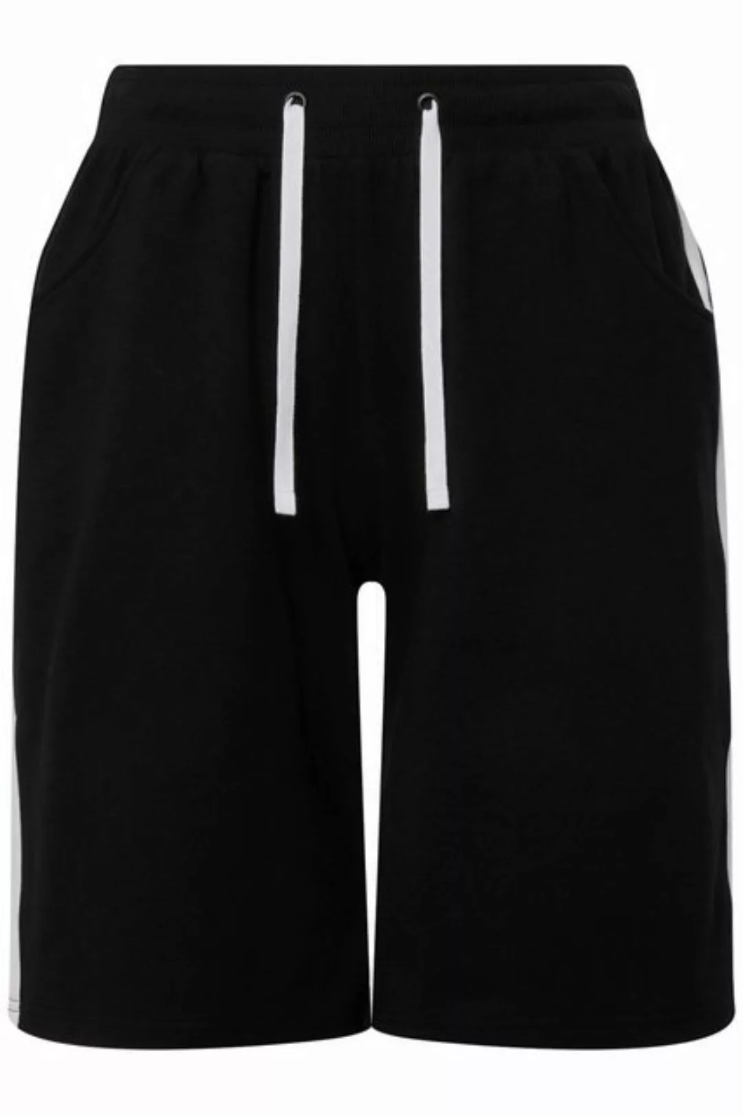 Ulla Popken Shorts Jerseyshorts weites Bein Elastikbund Bindeband günstig online kaufen