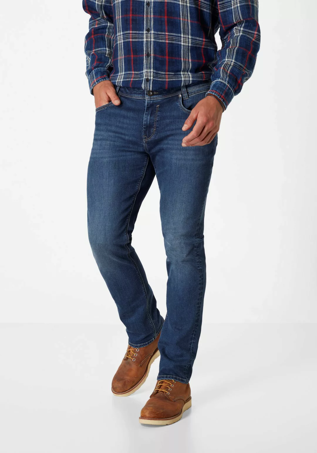 Paddock`s Herren Jeans BEN - Regular Fit Tapered Leg- Blau - Blue Black Use günstig online kaufen