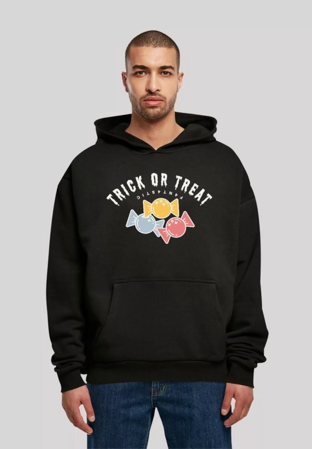 F4NT4STIC Kapuzenpullover Trick Or Treat Halloween Print günstig online kaufen