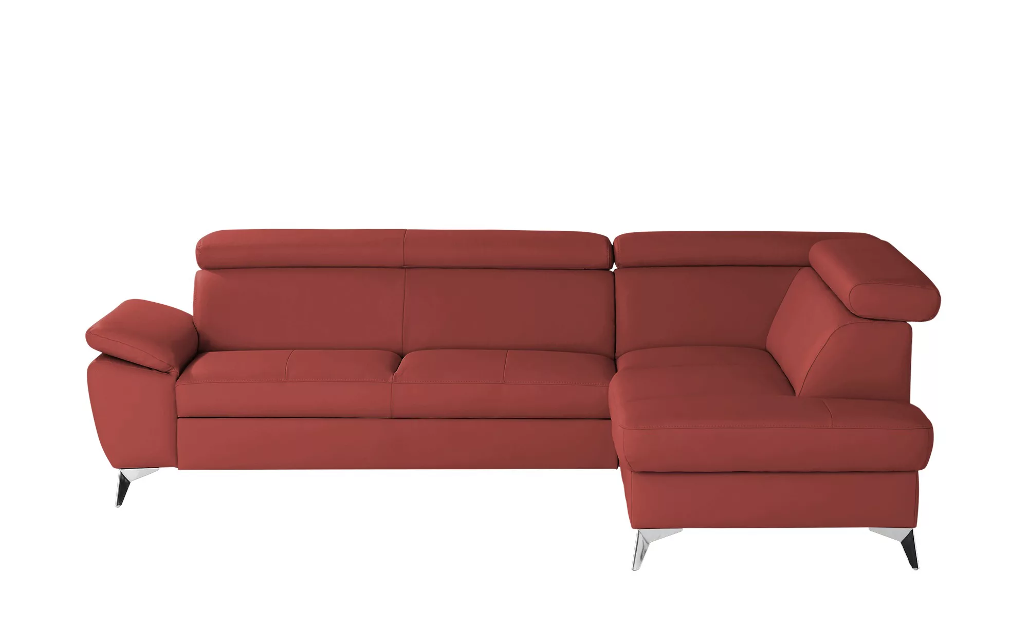 uno Ecksofa  Apollo ¦ rot ¦ Maße (cm): B: 268 H: 81 T: 210.0 Polstermöbel > günstig online kaufen