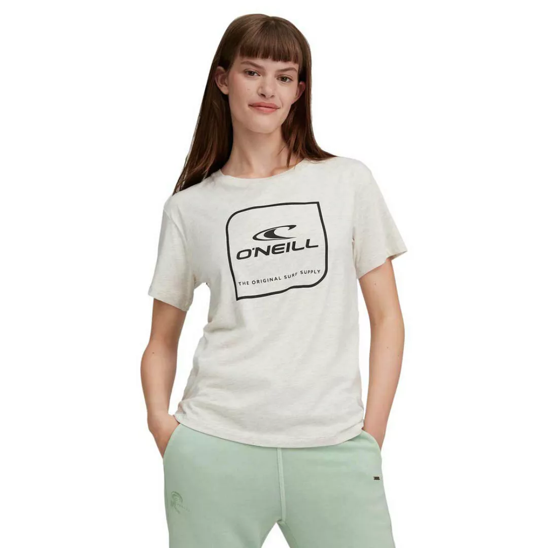 O´neill Cube Kurzärmeliges T-shirt L White Melee günstig online kaufen