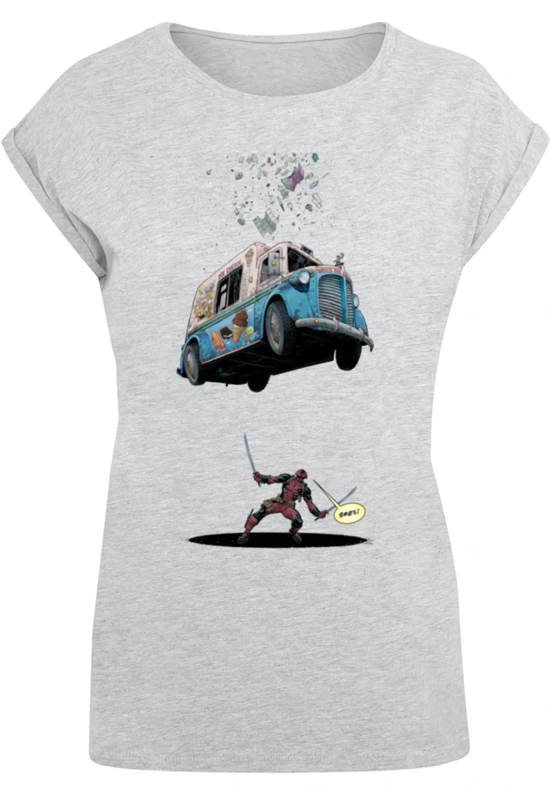 ABSOLUTE CULT T-Shirt "ABSOLUTE CULT Damen Ladies Deadpool - Ice Cream T-Sh günstig online kaufen