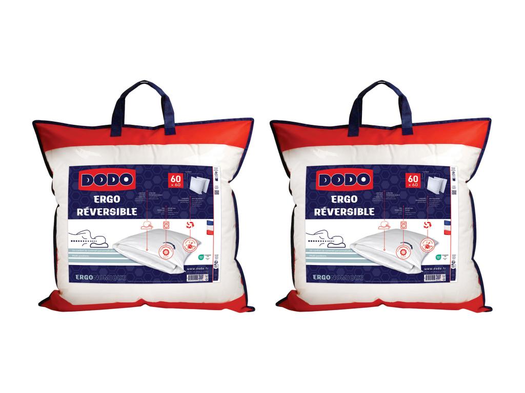 Anti-Milben-Kopfkissen DODO 2er-Set - ergonomisch - Memory Schaum - 60 x 60 günstig online kaufen