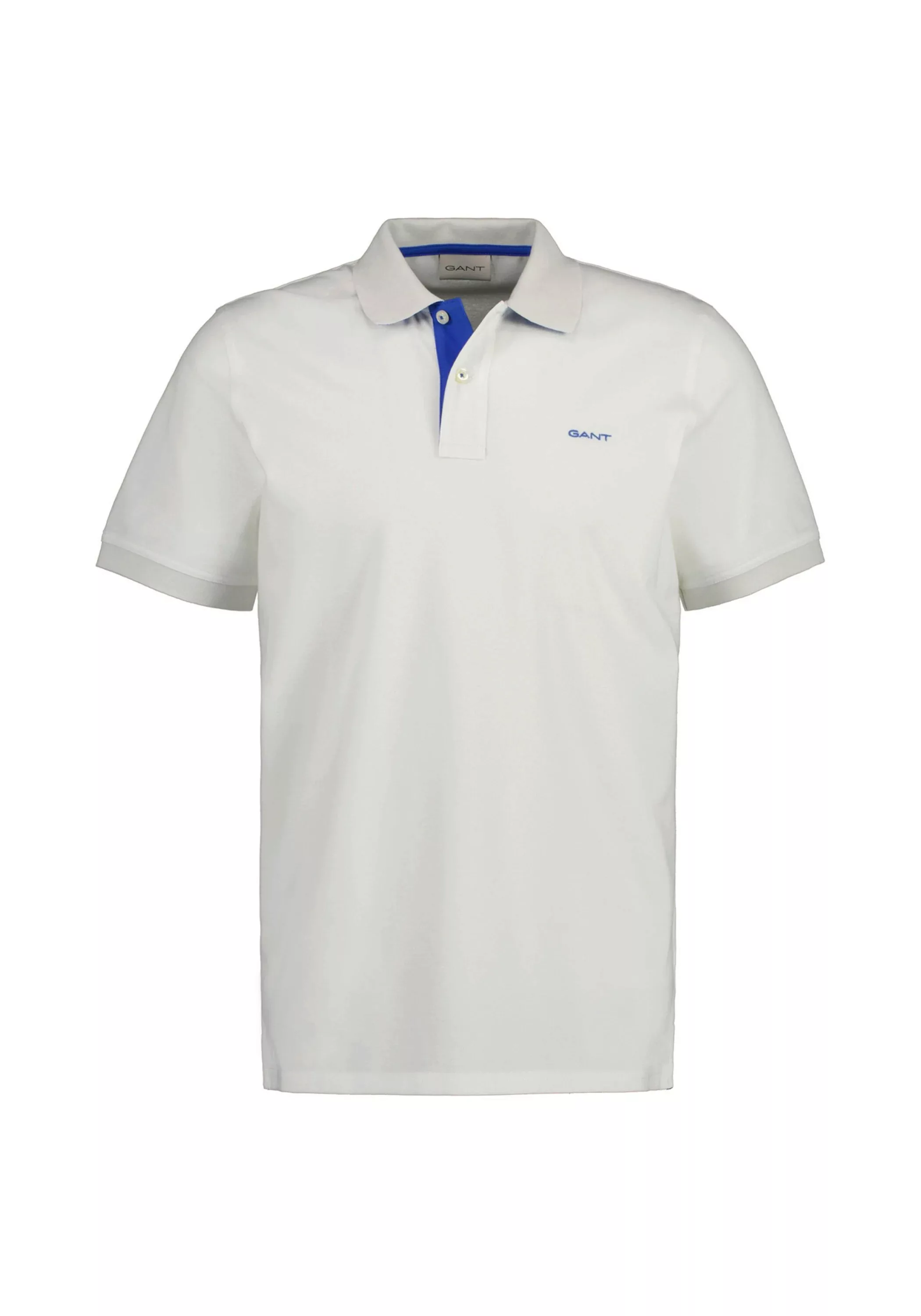 Gant Poloshirt "REG CONTRAST PIQUE SS RUGGER", mit kontrastfarbenen Einsätz günstig online kaufen