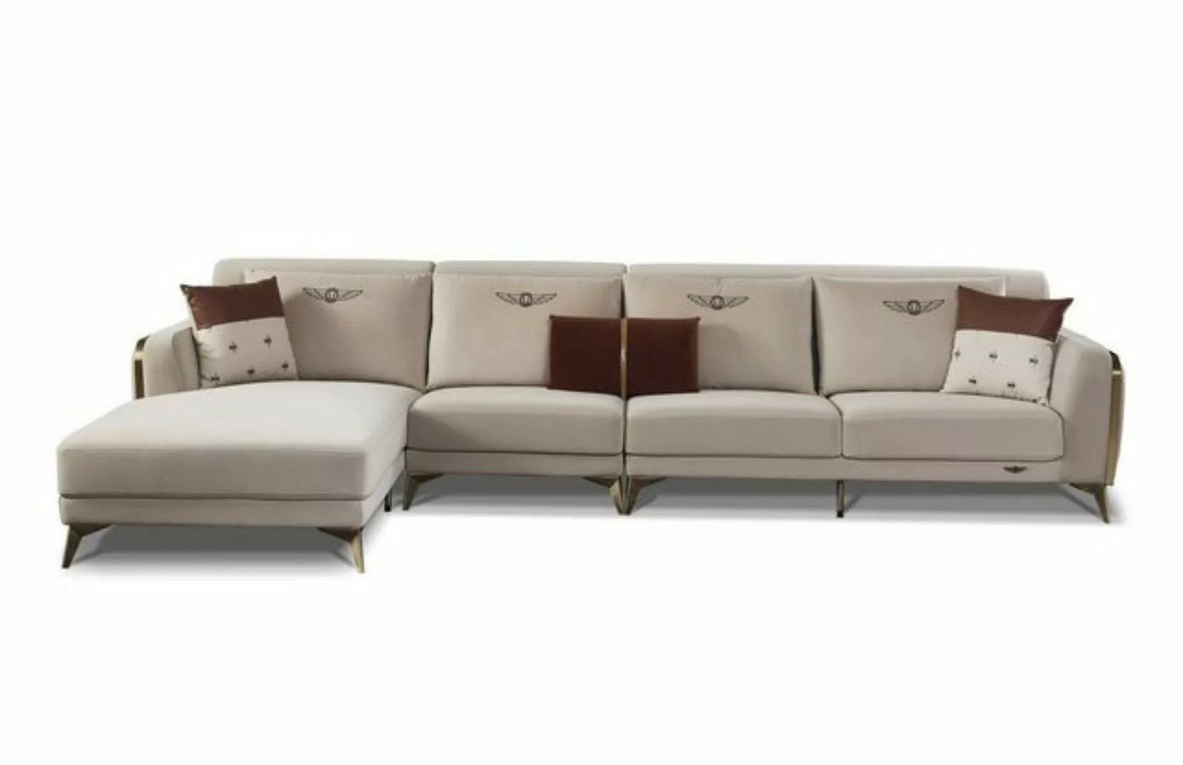 JVmoebel Ecksofa, Designer Ecksofa Wohnzimmer Eckgarnitur Couch Sofa Polste günstig online kaufen