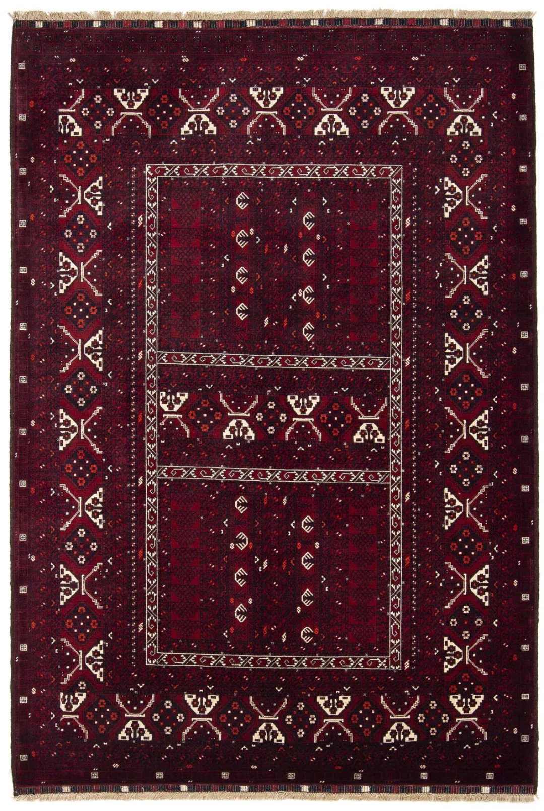 morgenland Orientteppich »Turkaman - 243 x 164 cm - dunkelrot«, rechteckig, günstig online kaufen