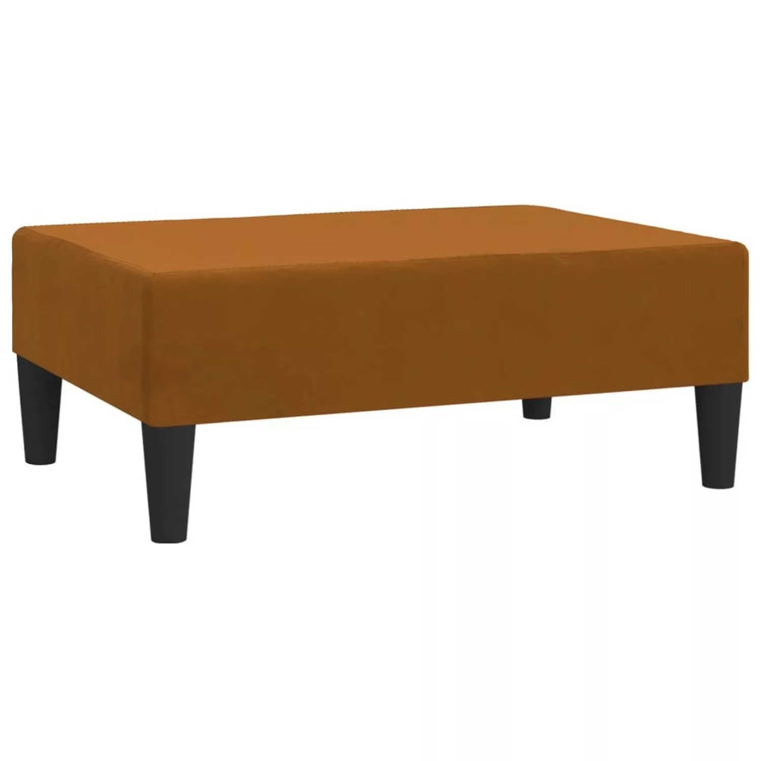 Fußhocker Braun 78x56x32 Cm Samt günstig online kaufen