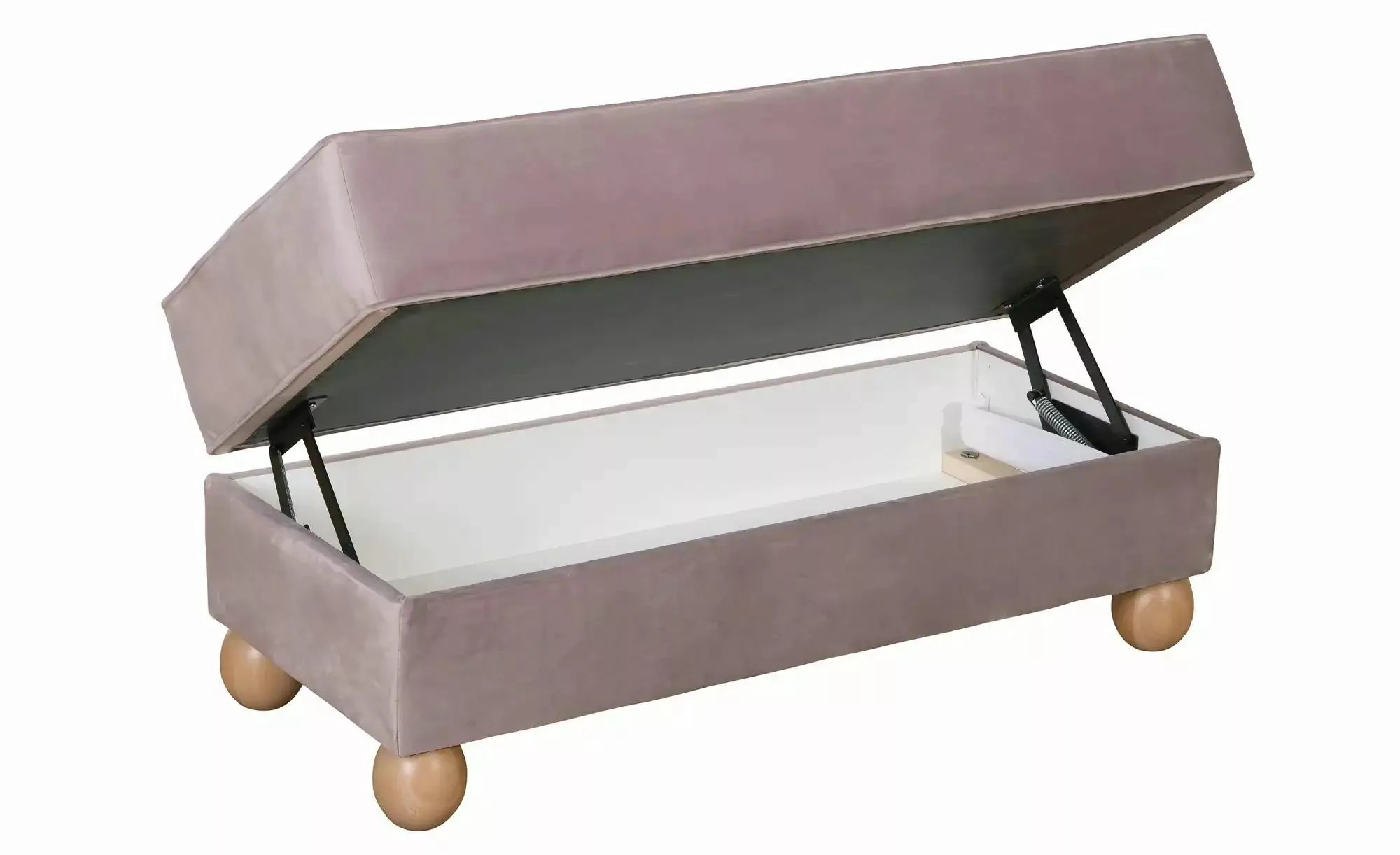 Max Winzer Hocker  Harvard ¦ rosa/pink ¦ Maße (cm): B: 110 H: 49 Polstermöb günstig online kaufen