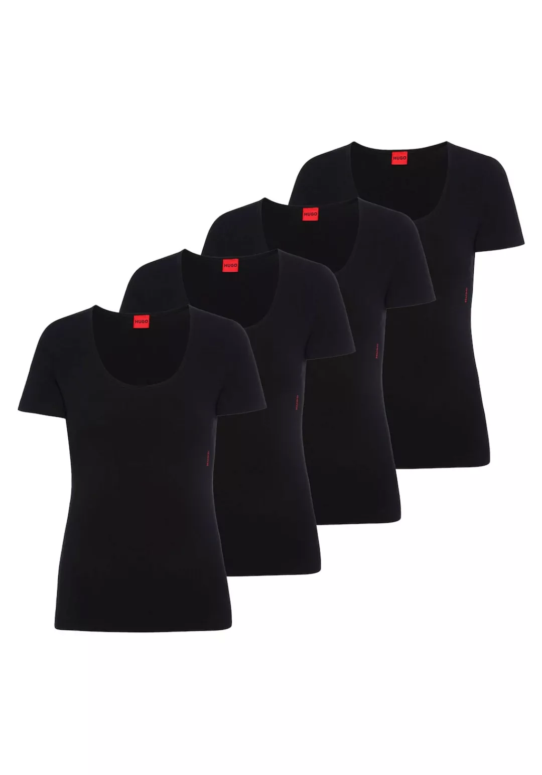 HUGO T-Shirt "T-Shirt T-Shirt RN 4er Pack" günstig online kaufen