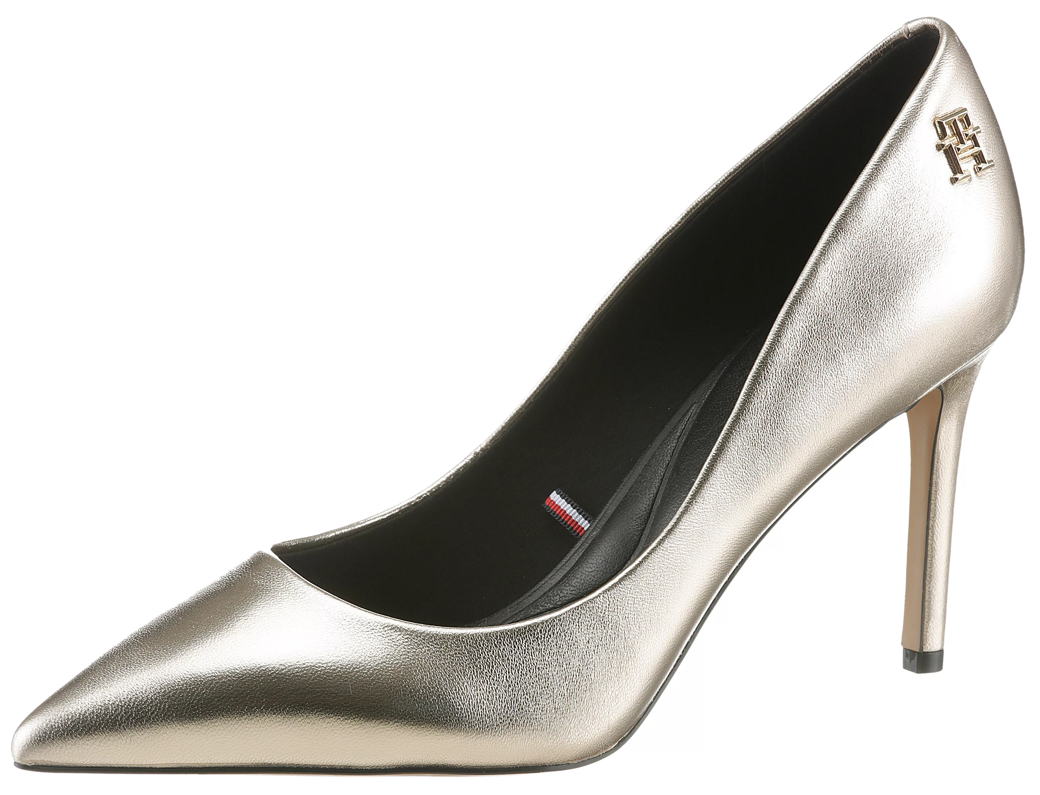 Tommy Hilfiger Pumps "PARTY POINTED METALLIC PUMP", Stilettoabsatz, Abendsc günstig online kaufen