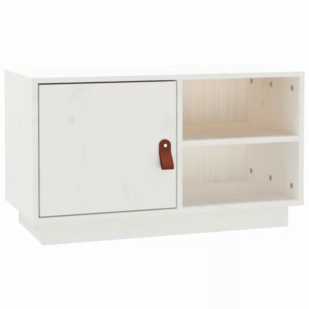 vidaXL TV-Schrank TV-Schrank Grau 70x34x40 cm Massivholz Kiefer (1-St) günstig online kaufen