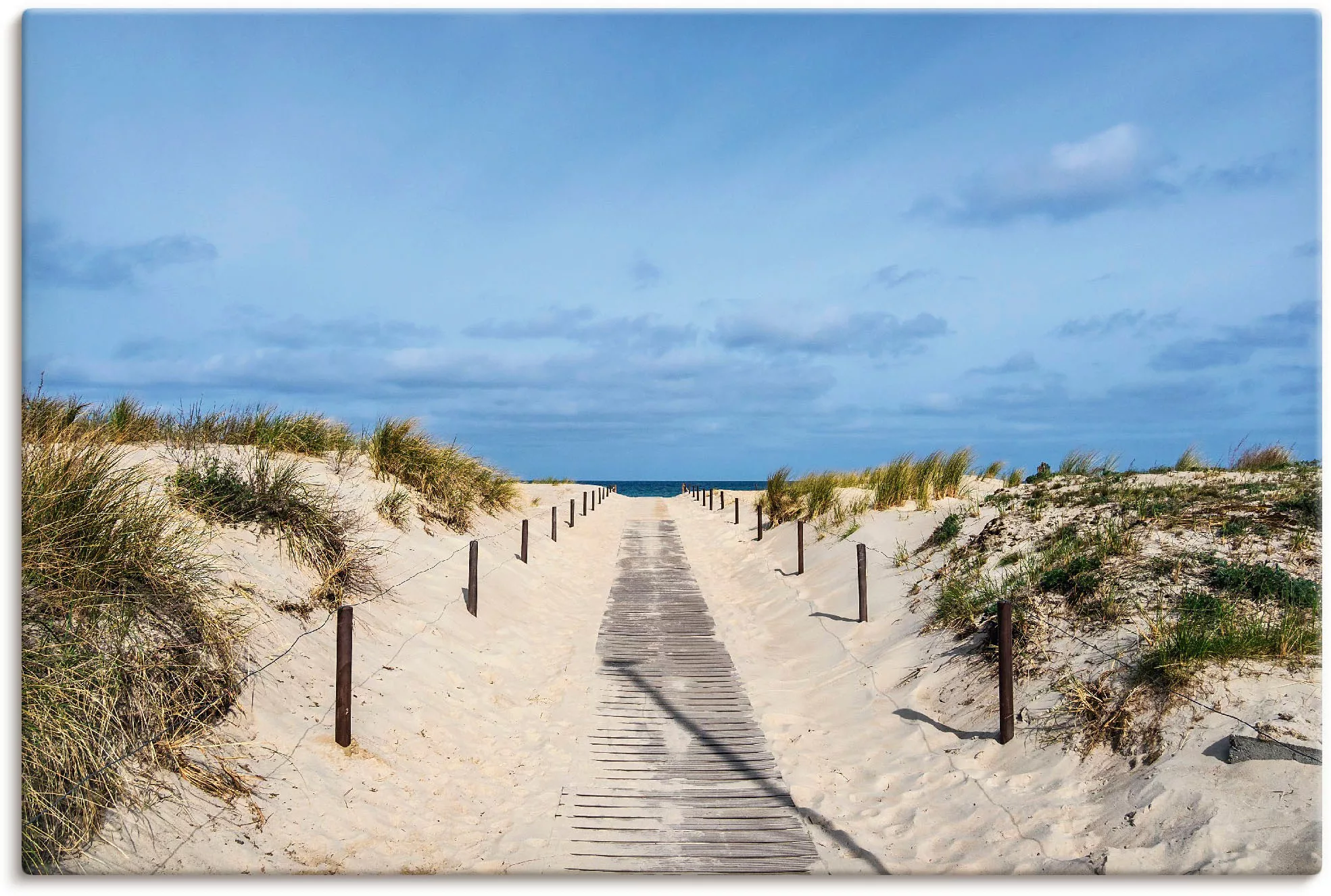 Artland Wandbild »Strandaufgang an Küste der Ostsee«, Strandbilder, (1 St.) günstig online kaufen