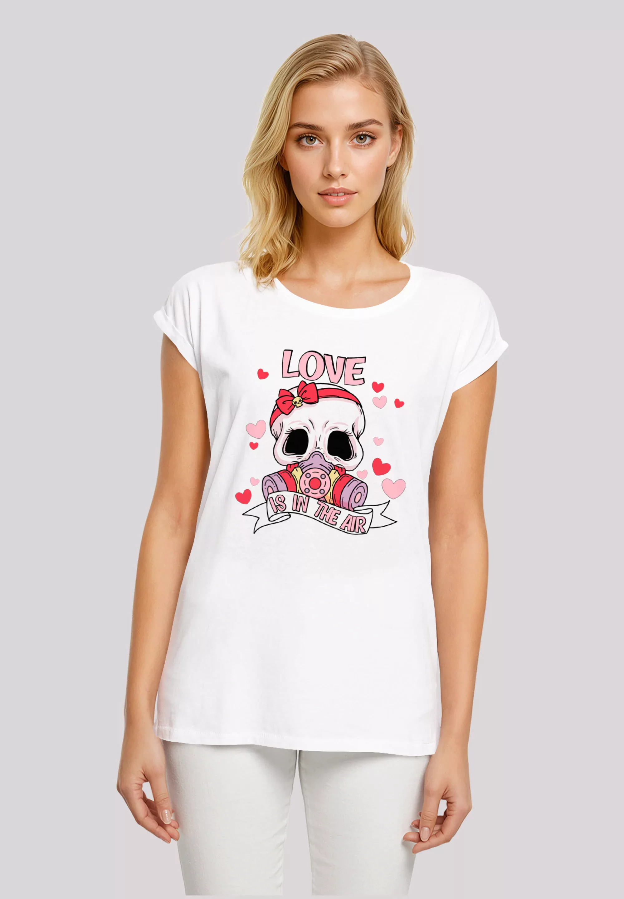 F4NT4STIC T-Shirt "Anti Valentinstag LOVE is in the air", Premium Qualität günstig online kaufen