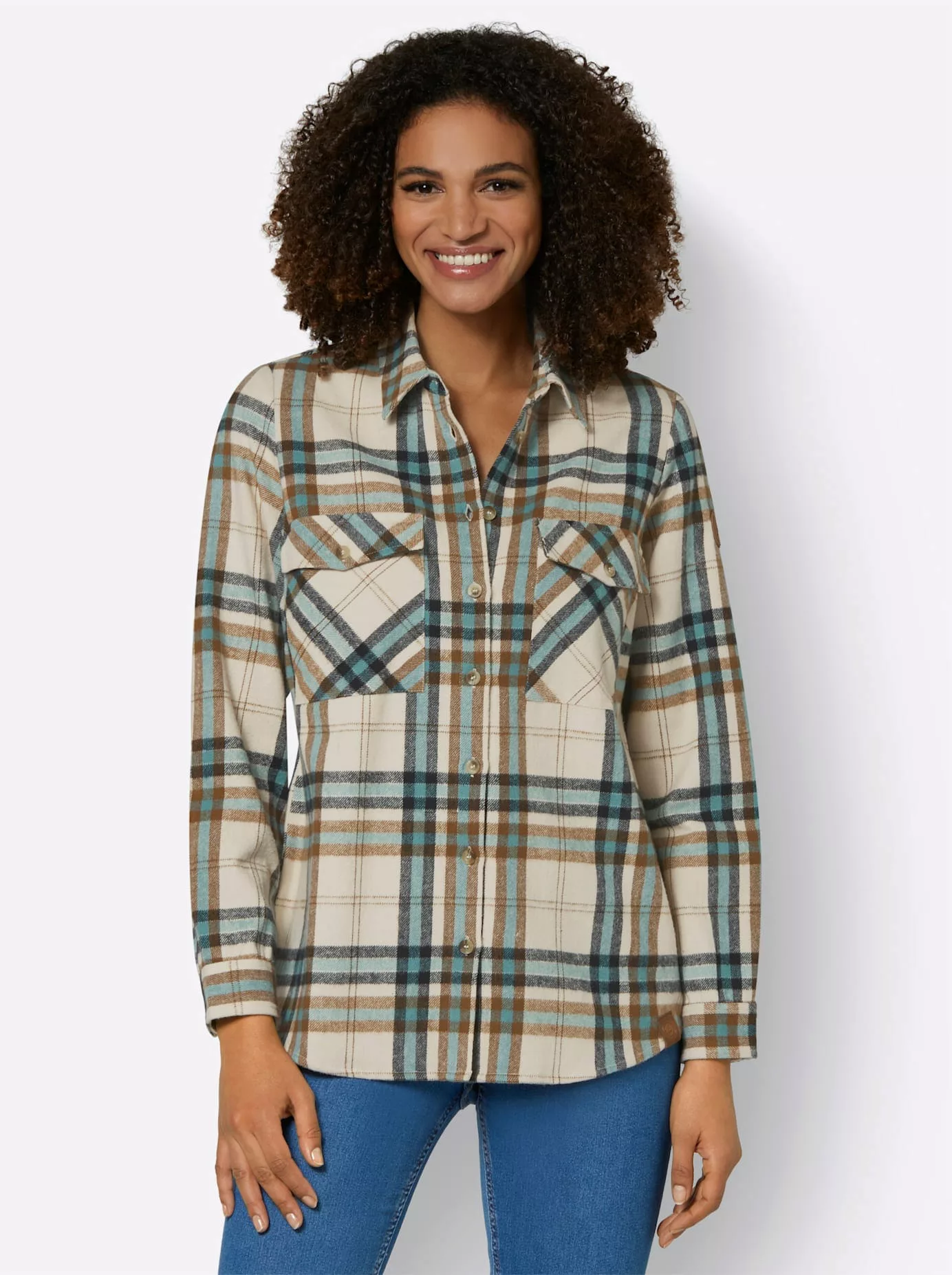 Casual Looks Flanellbluse günstig online kaufen