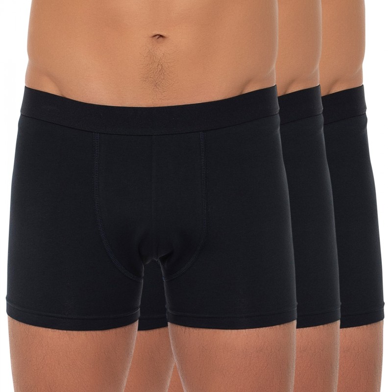 Bread & Boxers 3-er Set Boxer Briefs Dunkelblau günstig online kaufen